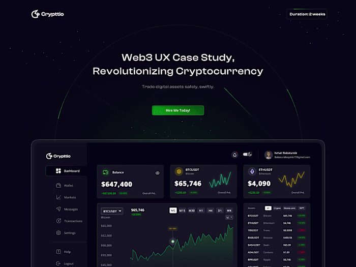 Crypttio UX case study