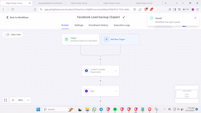 Facebook Lead Automation & Backup