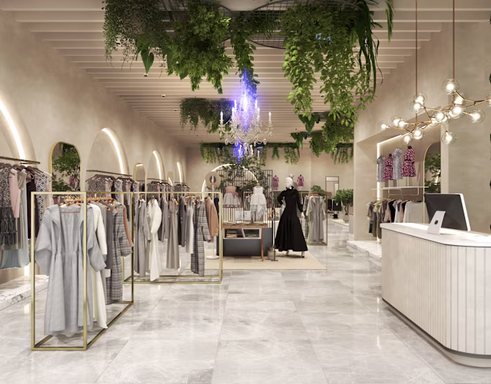 Luxury Women Clothing Store Interior Design, USA