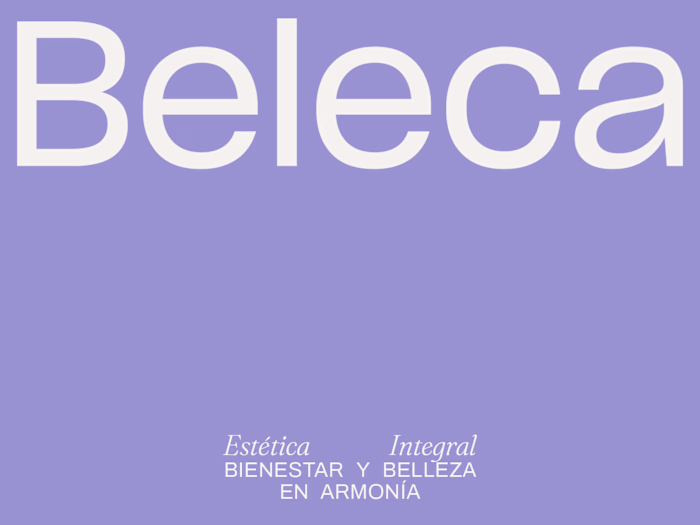 Beleca — Visual Identity for a welleness & beauty med spa
