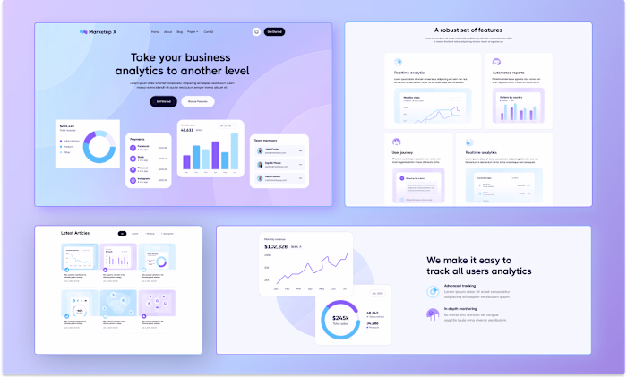 Website UI/UX Design in Figma