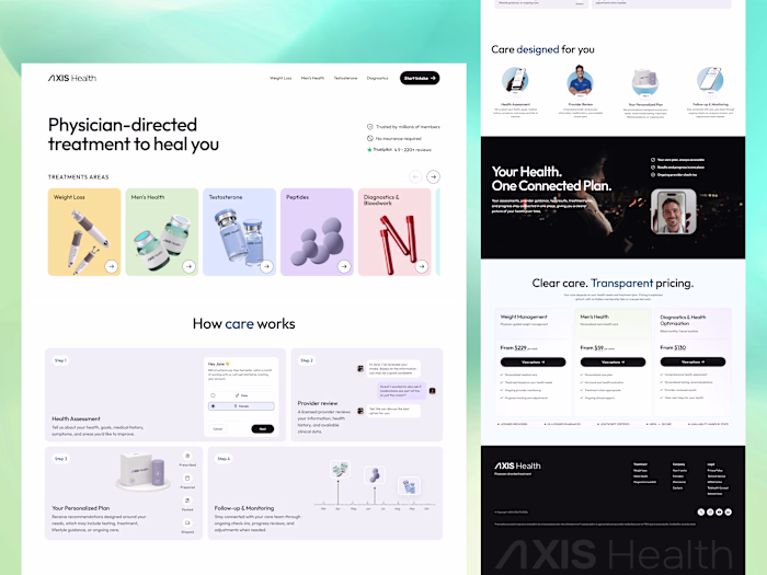 A conversion-focused website designed for