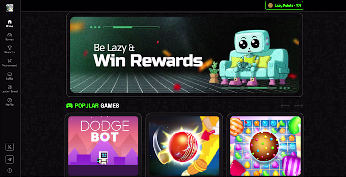 LazyGames | NextJs | NodeJs