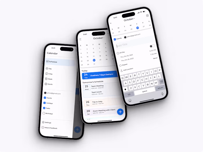 SyncSched - Calendar Application 