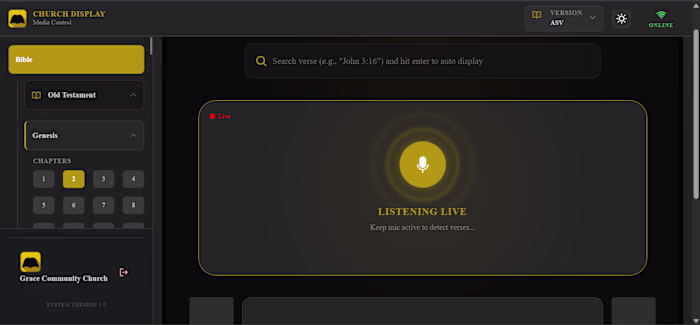 VerseFlow: Real-Time Verse Detection &