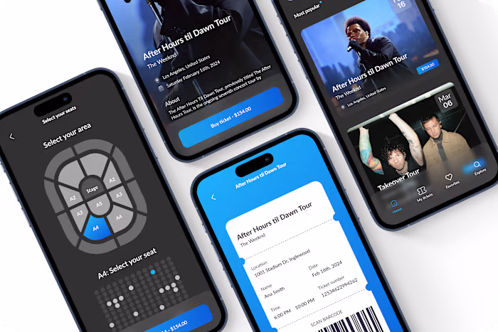 🎵 Concert-booking app