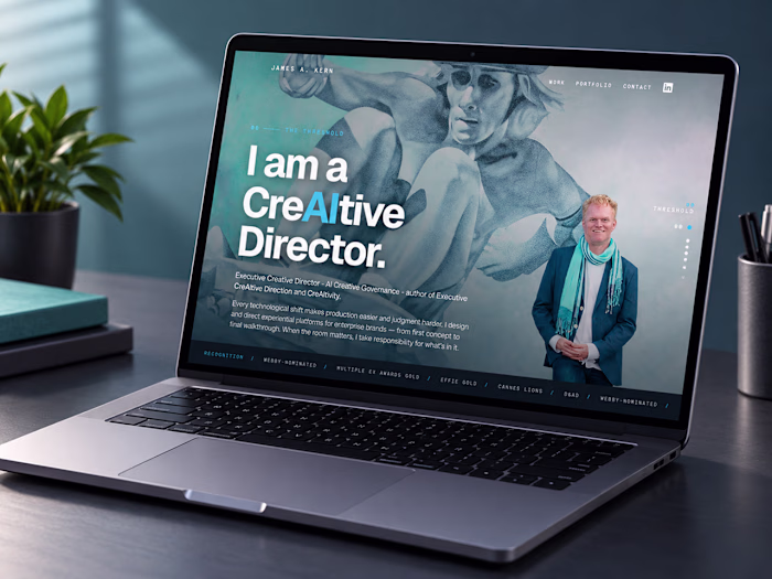 Creative Director Portfolio Website | UI/UX & WordPress