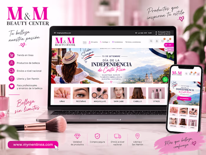 MYM Beauty Center — WordPress E-commerce Management