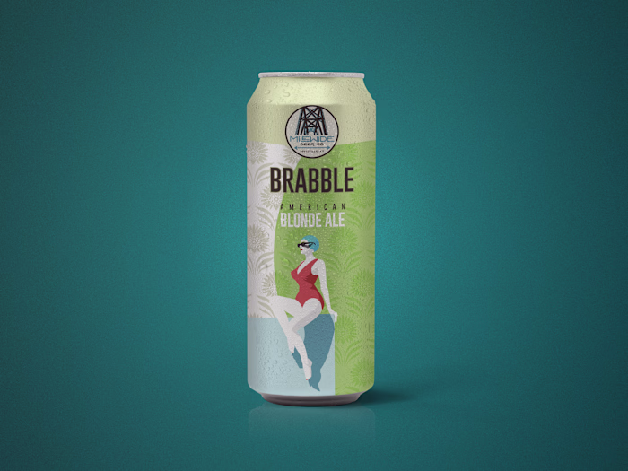 Brabble Blonde Ale Packaging Design