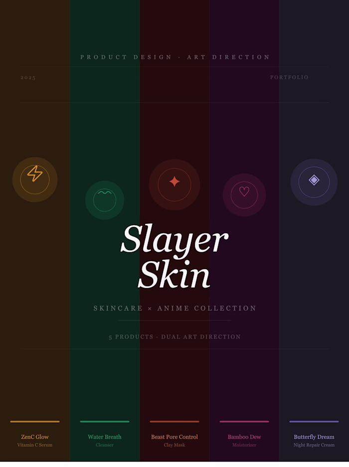 Slayer Skin | Skincare × Anime Product Design