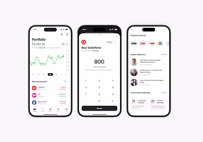 Mobile Shares trading platform