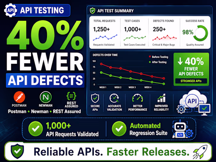 Reduced API Defects by 40%