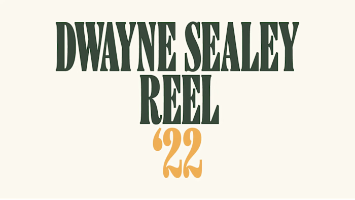 Dwayne Sealey Motion Design Reel