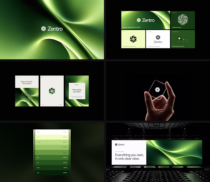 Brand identity for Fintech brand