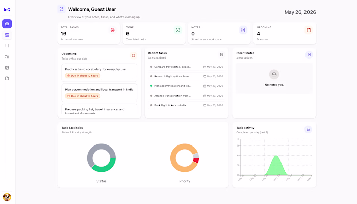 InQueue is a task management