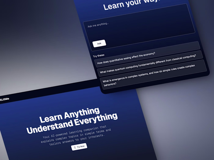 ELI5Me - Your Personalized Learning Guide