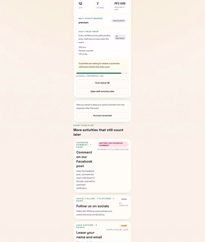 Event Engagement Platform — Product Design & Prototyping