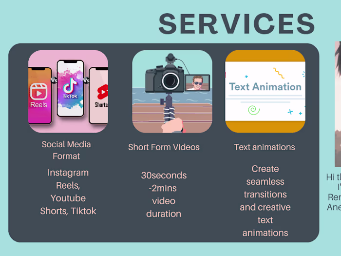 Short Form Video Editing