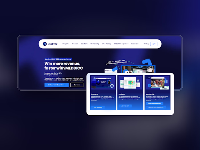SaaS Sales Training Website Developed
