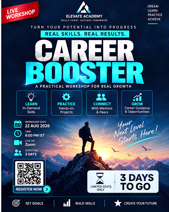 Promotional poster designed for a