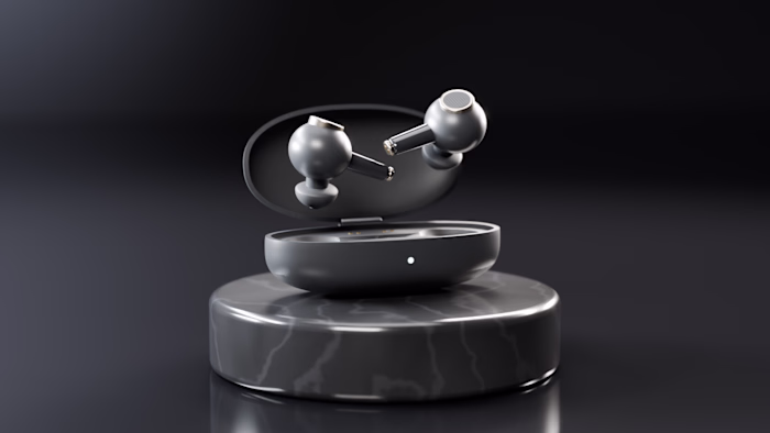Wireless Earbuds | Product CGI in Blender