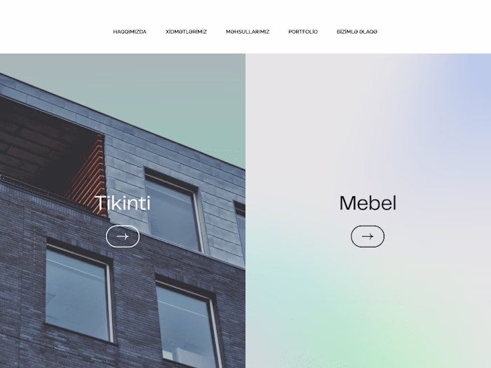 Homepage animation for Interior Group