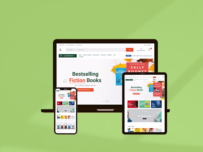 Bookstore Website Refresh and Enhancement Case Study