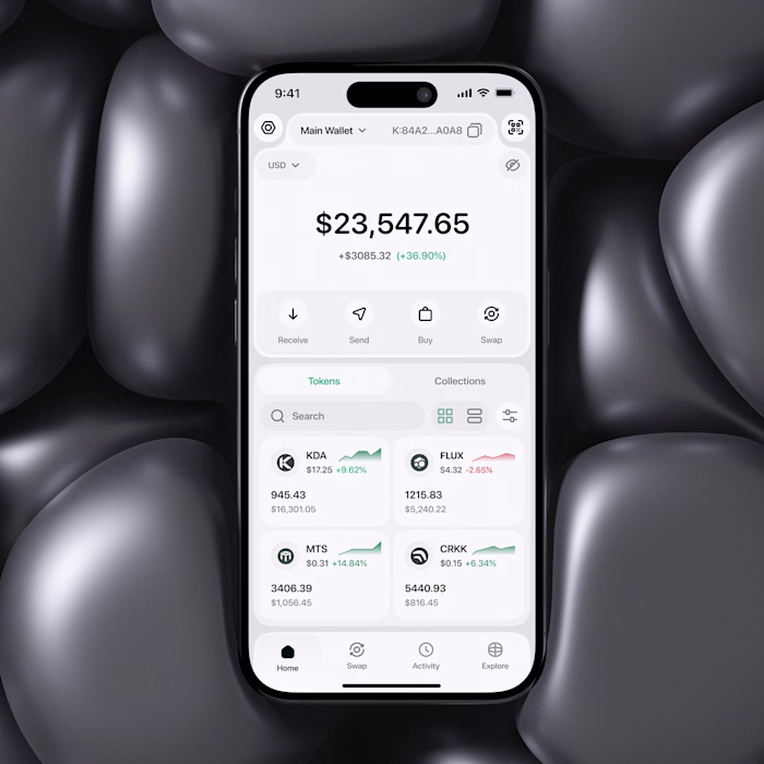 Crypto Wallet - Kadena Blockchain