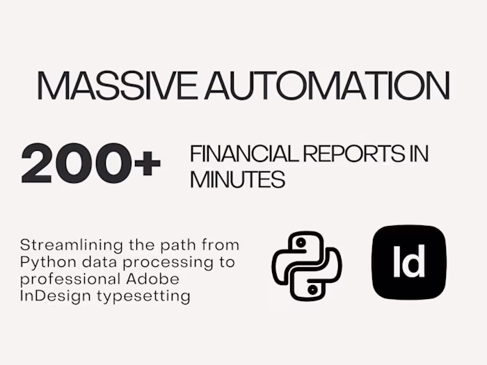 What sets this project apart is the 95% efficiency gain—turn...