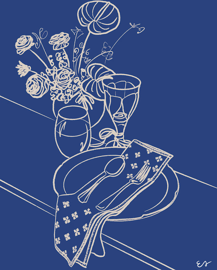 Custom Illustrations for Lucille's Bottleshop