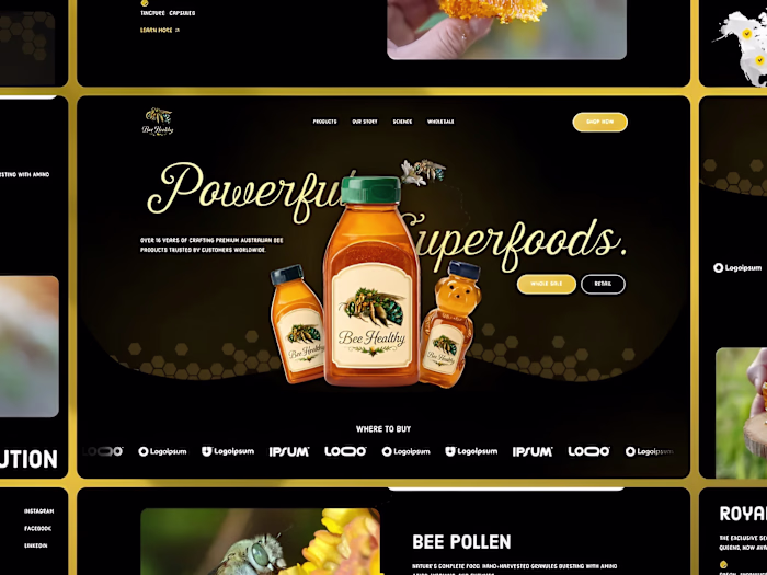 BEE HEALTHY—Premium Honey & Bee Superfoods Experience