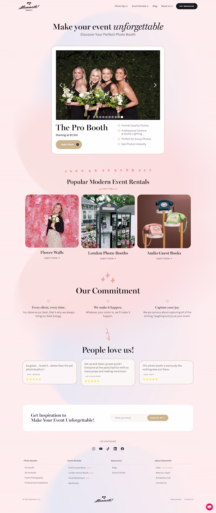 Photobooth Website