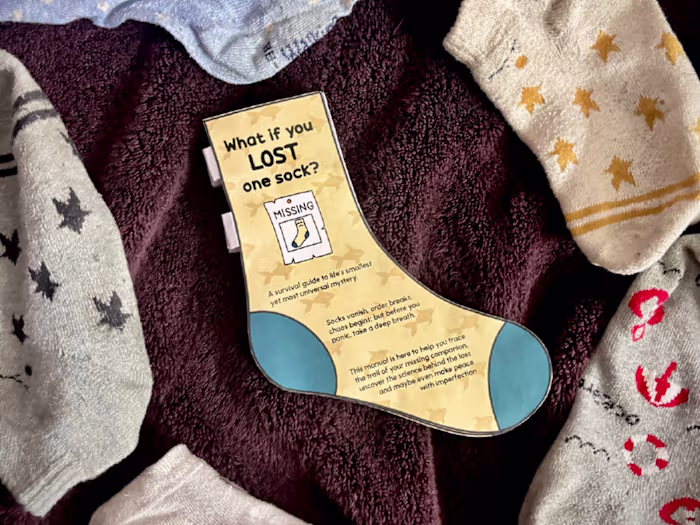 What if you lost one sock? - Illustrative Book