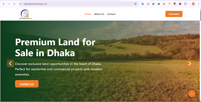 Real State Business Website for Capital Green Holdings Limited