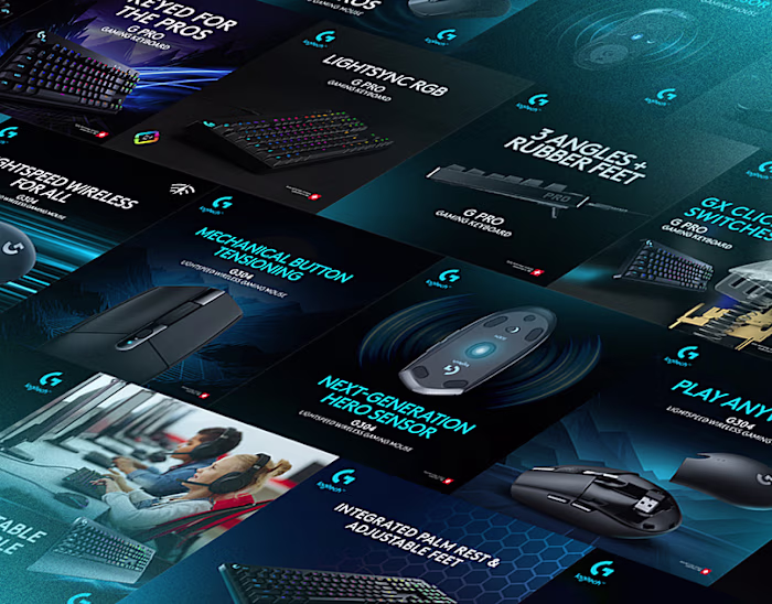 Logitech G Bangladesh - Social Media Ad Creatives 