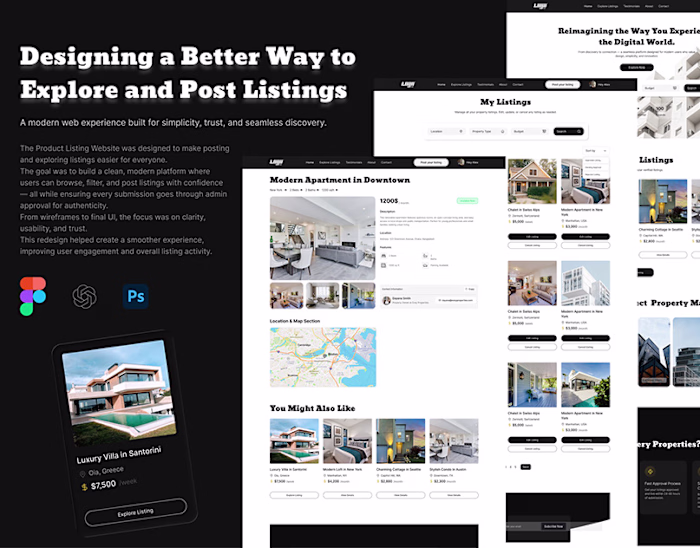A Modern Listing Platform That Makes Posting Browsing