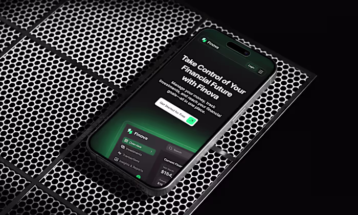 Finance Landing Page 