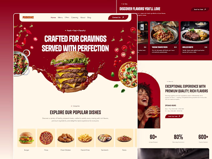 FreshBox — Fast Food & Restaurant Template