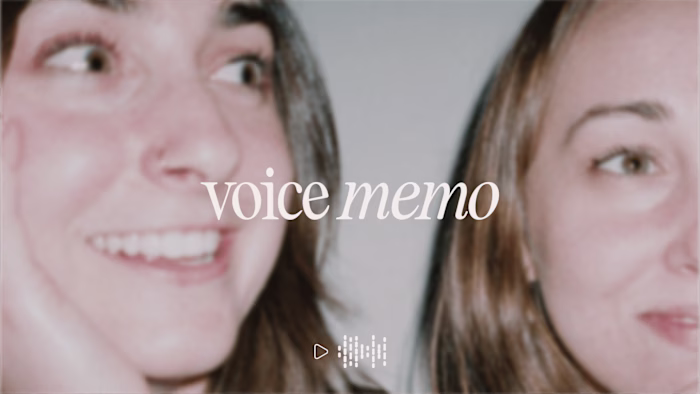 voice memo | Brand Identity