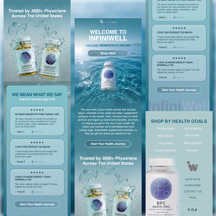 Email Design for InfiniWell