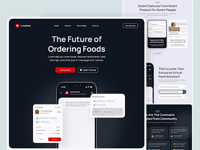 High-Tech Landing Page Development