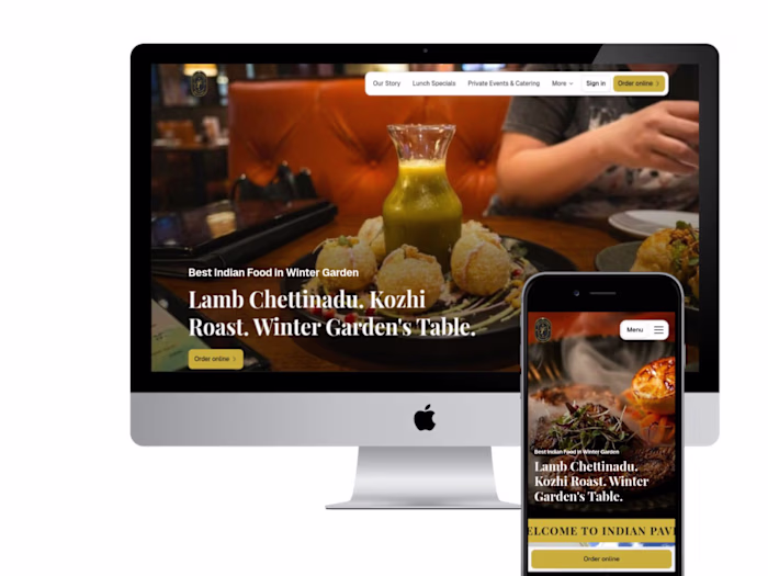 U.S. Restaurant Website | Food & Beverage site