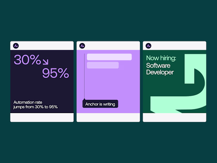 Social posts concepts for Anchor