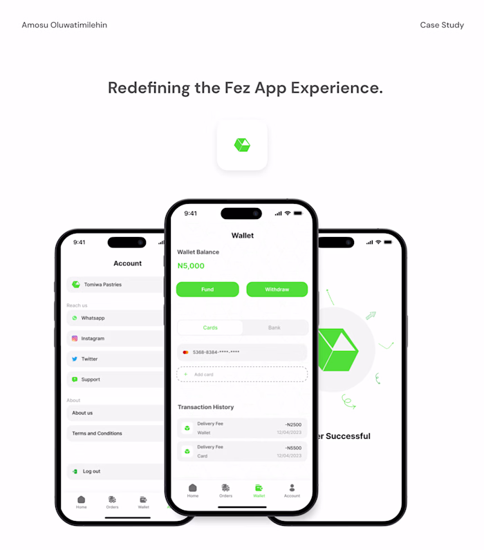 Redesigning The Fez App Experience.