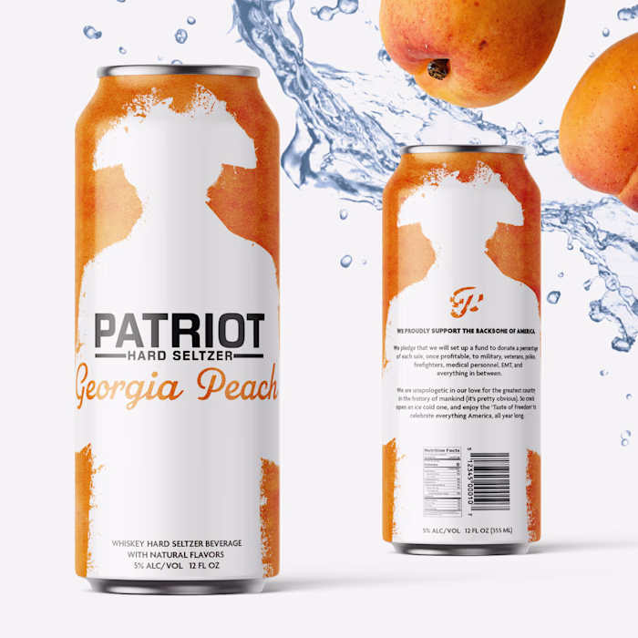 Patriot Hard Seltzer Label Design