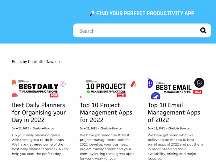 Reviews — Keep Productive