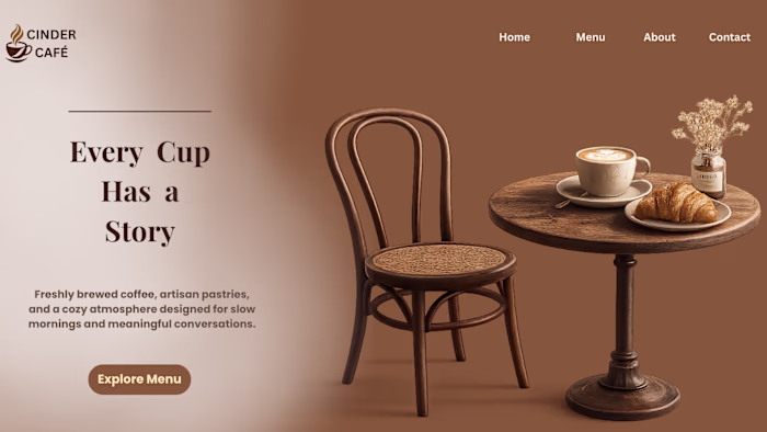 Cinder Café is a fictional
