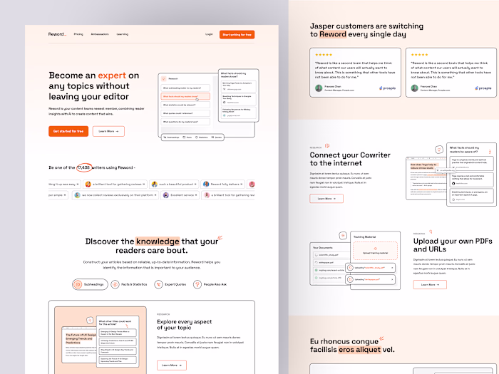 Reword - AI Writer for People Article