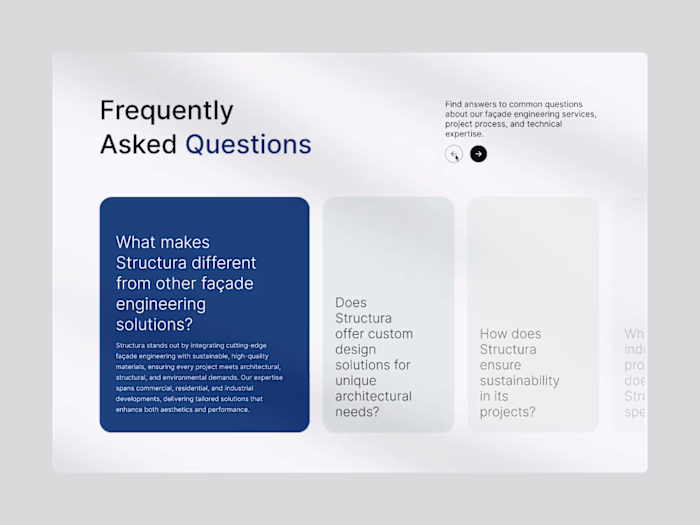 Project Template: Structura: FAQ Section Refined