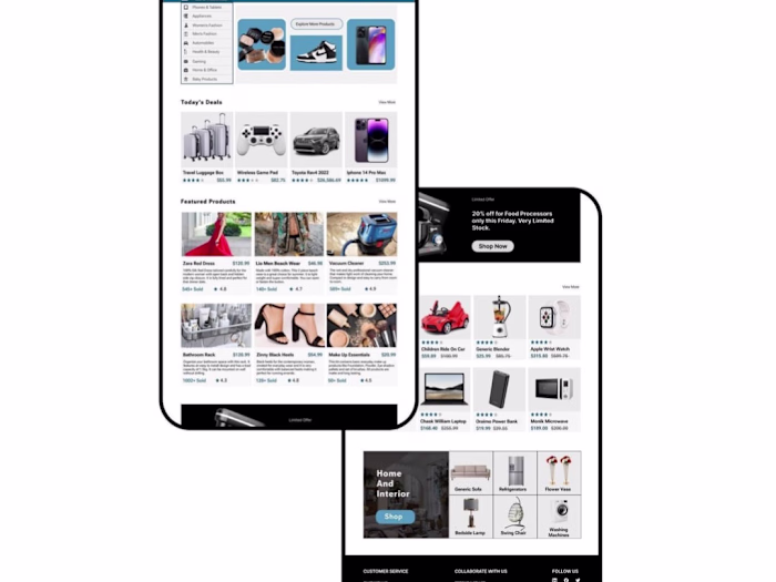 E commerce website